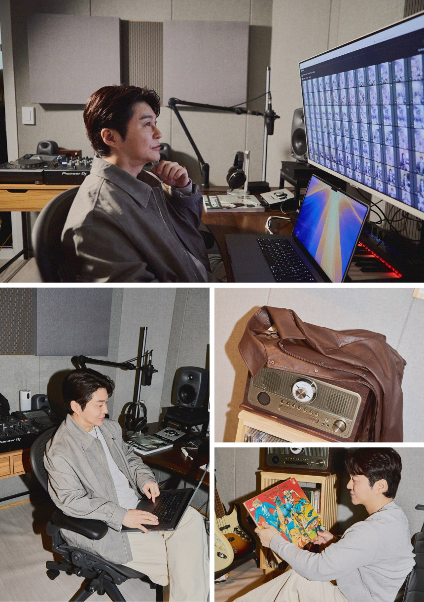 데스크 작업 이미지