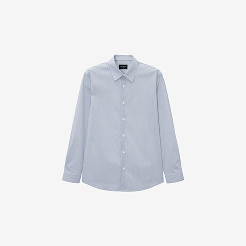 스판 핀스트라이프 드레스 셔츠