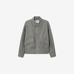 피그먼트 집업 점퍼