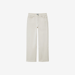 와이드 에크루 데님팬츠